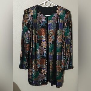 Vintage Doncaster Black Open Dress Coat